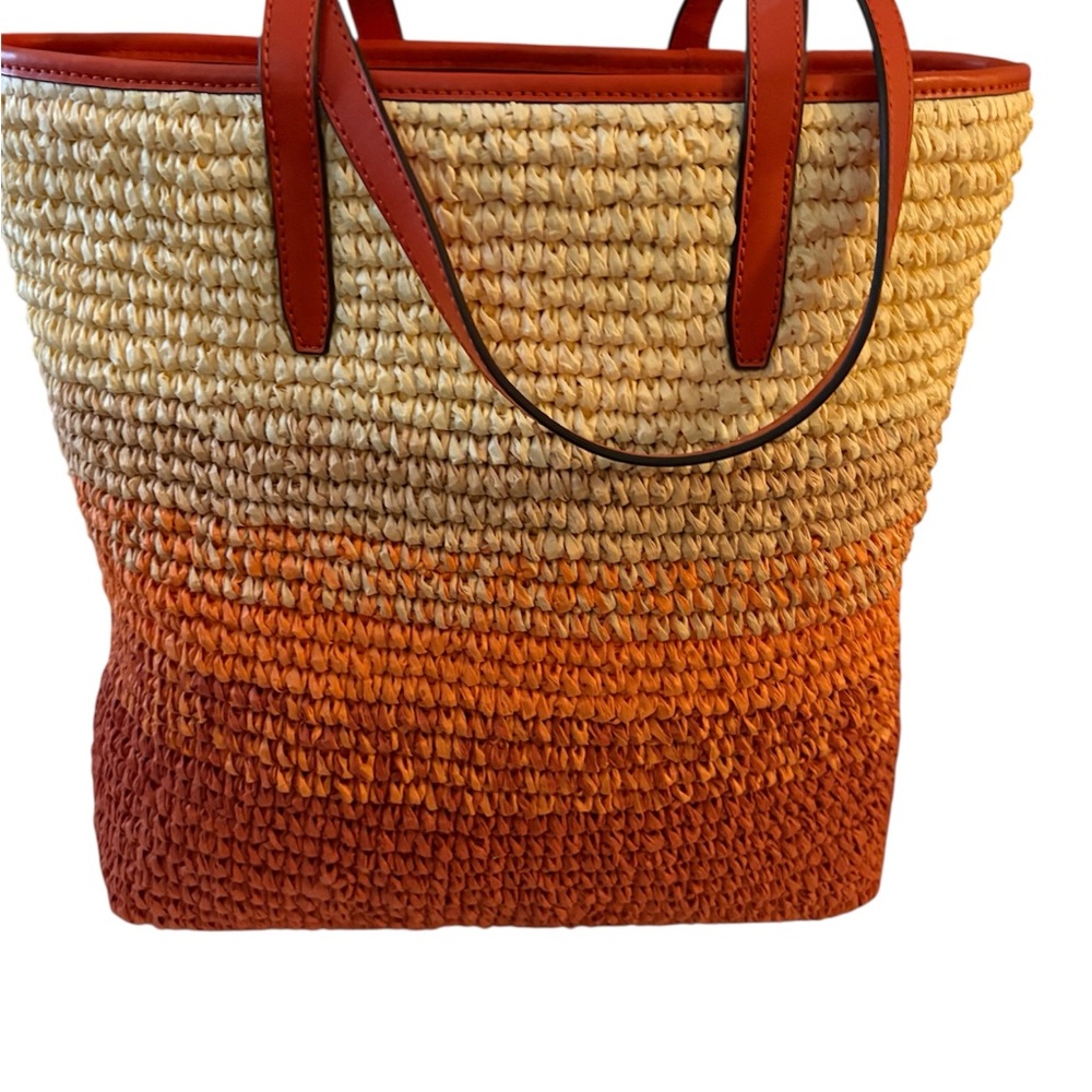 Michael Kors Sunset Ombre Woven Tote - Picture 3 of 5